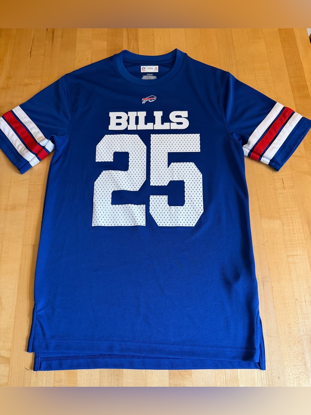 LeSean McCoy #25 Buffalo Bills Men's S Blue T-Shirt NFL Team Apparel 🏈 Football